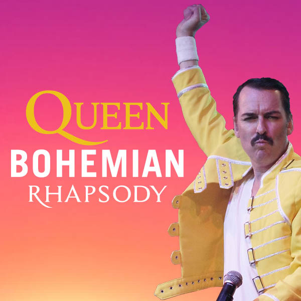 Queen Poster with Peter Byrne as Freddie Mercury